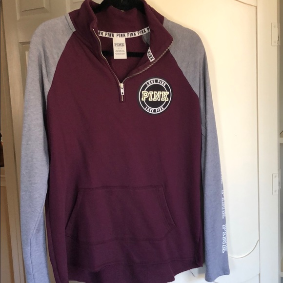 PINK Victoria's Secret Tops - Victoria Secret Pink quarter zip